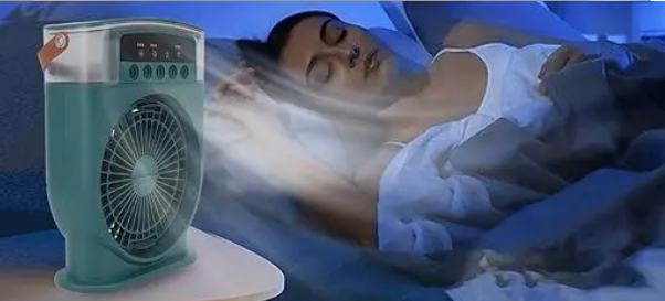 DISNIE Rechargeable Air Cooler Fan With Mist Flow
